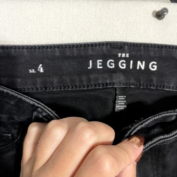 The Jegging Women's Black Mid-Rise Ankle Skinny Jeans - Size 4 - Picture 5 of 9
